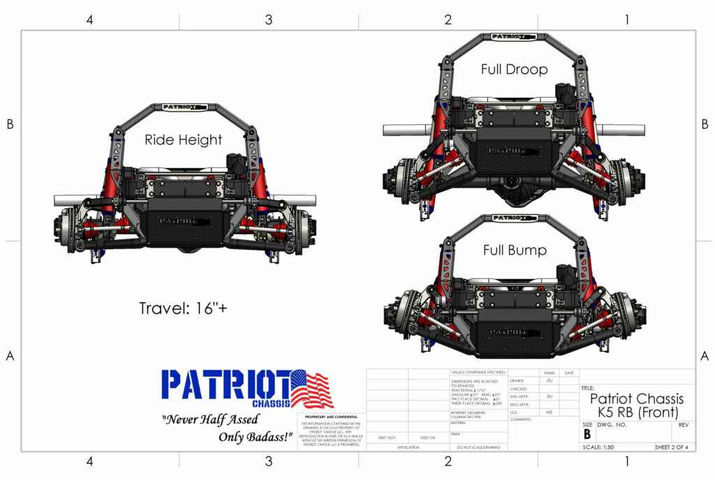 Patriot Chassis IFS, Patriot IFS, K5 IFS, Blazer IFS, Jimmy IFS, K20 IFS, Independent Front Suspension, Long Travel IFS, Patriot Long Travel